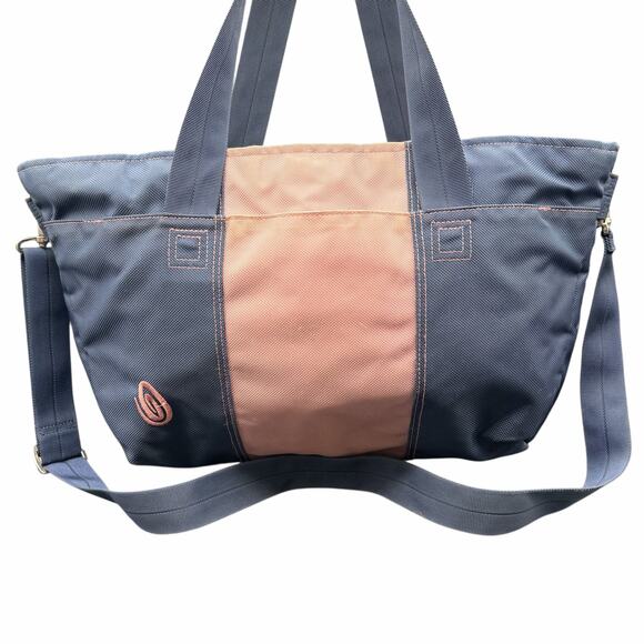 Timbuk2 Blue Pink Nylon Travel Tote Bag with Shoulder Strap - Picture 2 of 13